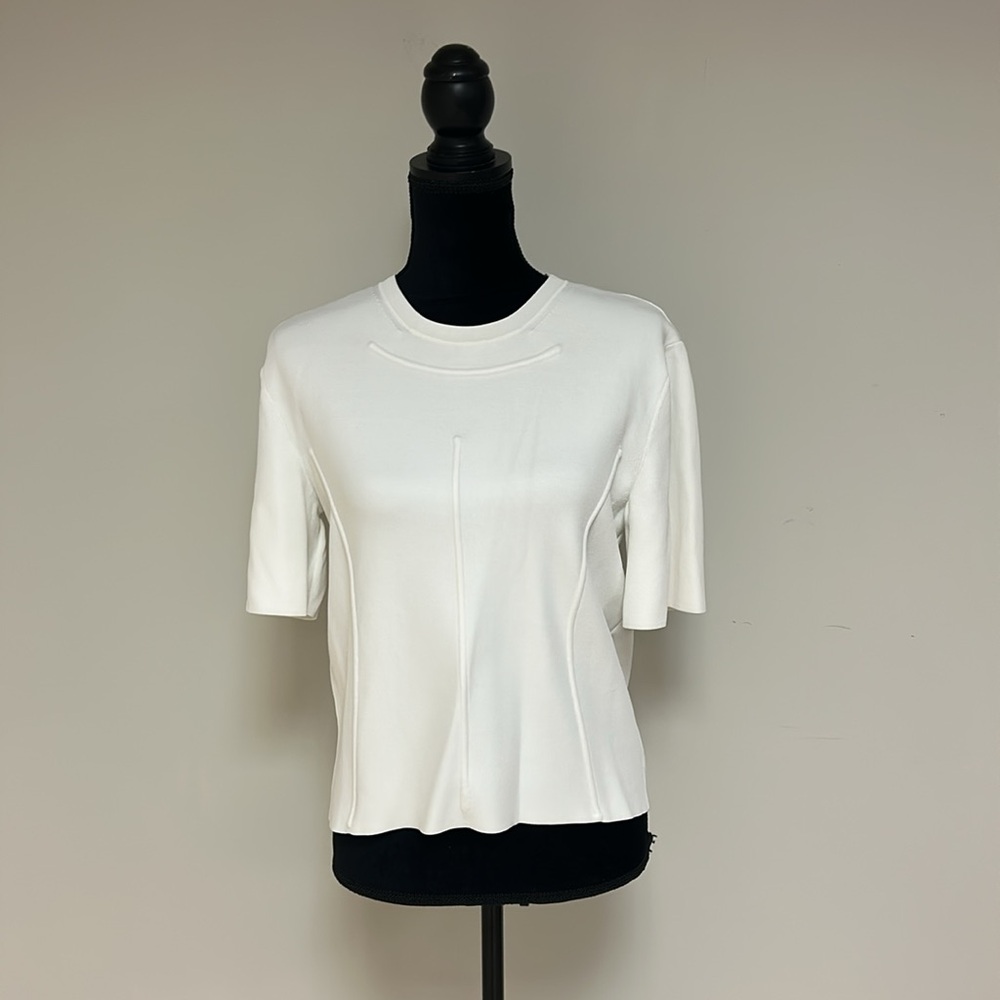 Per Se by Carlisle White Top, L